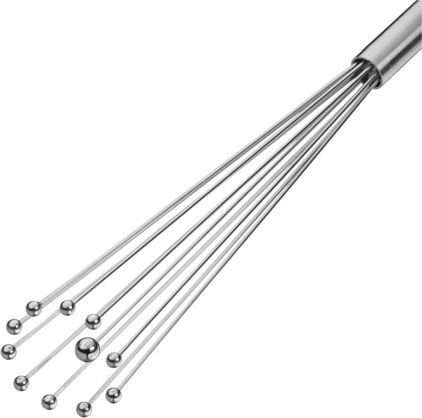 WMF Profi Plus Rührblitz Reduzierring 32 cm, Rührblitz Edelstahl -Kugeln, Schneebesen Edelstahl teilmattiert, Cromargan teilmattiert, Rührbesen, Quirl