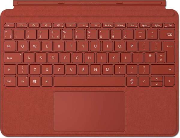 Microsoft Surface Go2 ou Go3 - Type Cover - Clavier Rouge AZERTY Fransösich