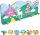 bunnyboo Kindergarderobe aus Holz - Garderobe Kinder mit 4 Kleiderhaken Kinder - kindliche Designs- wunderschöne Garderobenleiste Kinder (Prinzessin)