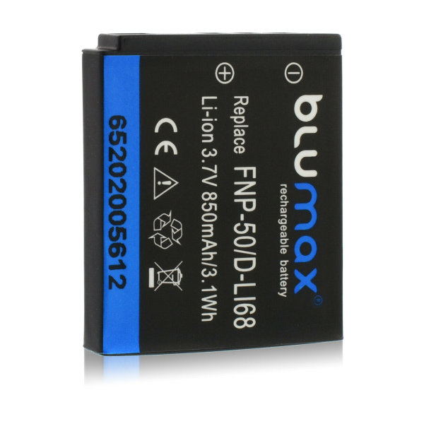 Blumax Akku für Kodak PlayFull Dual Zi12 PLAYSPORT PLAYTOUCH Zi8 Zx3,