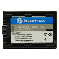 Blumax Akku NP-FH70 für Sony HDR-SR10E HDR-SR11E HDR-SR12E DCR-SR32E DCR-SR33E