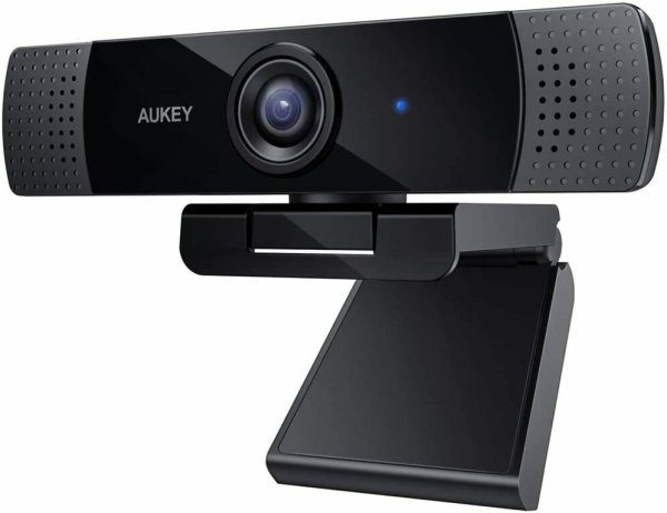 Aukey PC-LM1E Webcam FullHD 1920x1080 (30 FPs)  HiFi Mikrofon Skype FaceTime
