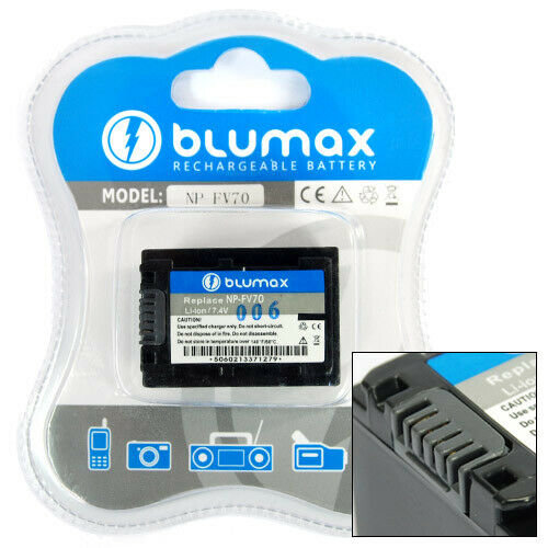 Blumax Akku NP-FV70 für Sony HDR-CX520VE HDR-CX520 VE HDR-CX550VE HDR-CX550 VE