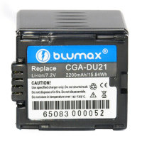 Original Blumax Akku DU21 für Panasonic NV-GS22...