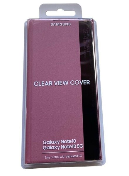 Samsung Clear View Cover EF-ZN970 für Galaxy Note 10, Pink