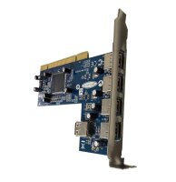 Belkin USB 2.0 5 Port PCI Karte für 480Mbps 4 Extern 1 Intern F5U220qea