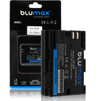 Blumax SET 2x Akkus LP-E6 + Doppel Ladeger&auml;t f&uuml;r Canon EOS Mark 7D 5D 60D II