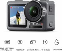 DJI Osmo Action Cam Digitale Actionkamera mit 2 Bildschirmen 11m wasserdicht 4K