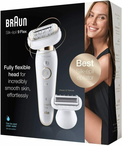 Braun Silk-épil 9 Flex SES 9002 3D Beauty-Set – Epilierer für Frauen mit f
