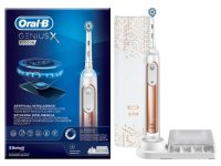 Oral-B Genius X 20000N Elektrische Zahnbürste, künstlicher Intelligenz Rose Gold