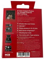 Polaroid 600 COLOR Film, Festive Red Edition 8 Aufnahmen für OneStep 2 VF