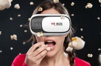 3D Brille Virtual Reality VR BOX für iPhone 8 7 6S 6 5 S 5C  Film Glasses Video