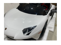 Elektrische Fahrt mit dem Auto Lamborghini Aventador...