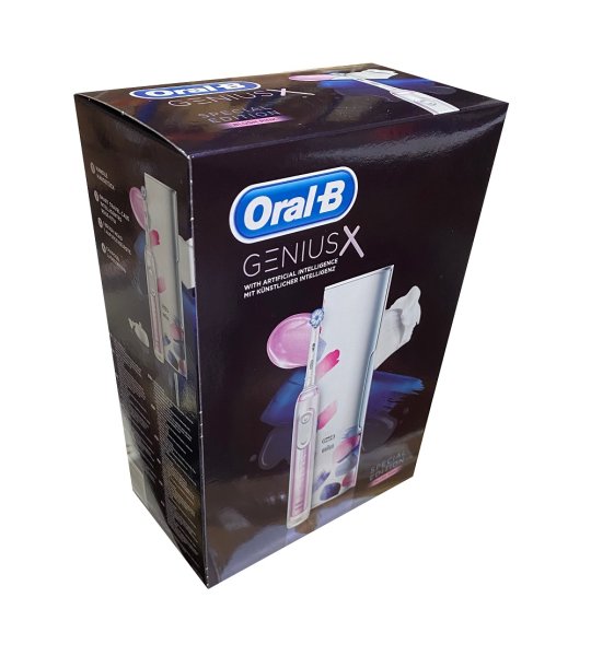 Oral-B Genius X Elektrische Zahnbürste/Electric Toothbrus  für Sie/Ihn, blush pink