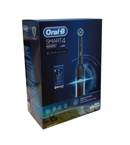Oral-B Smart 4 4000 Elektrische Zahnbürste Rotierend/Oszilierend/Pulsieren Schwarz