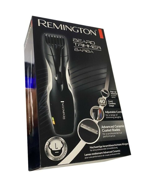 Remington Barttrimmer Herren Set MB320C (keramikbeschichtete Klingen, 9 Längenei