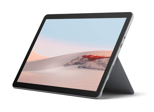 Microsoft Surface Go 2 Convertible Tablet-PC Computer WiFi | 8 GB RAM | 128 GB SSD Platinfarben