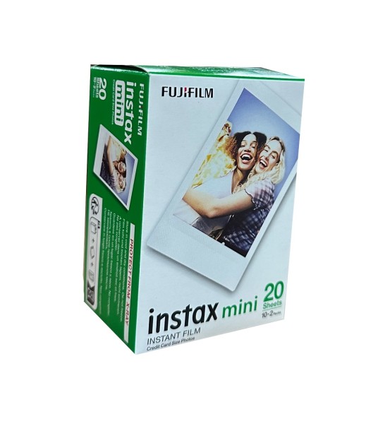 instax mini Sofortbildfilm, weißer Rand, 20er Packung, passend für alle instax mini Kameras und Drucker