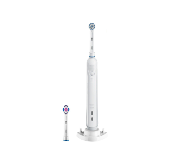 Oral-B PRO 600 CrossAction Elektrische Zahnbürste mit Timer