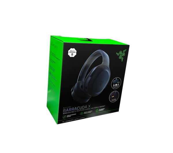 Razer Barracuda X – Kabelloses Gaming- und Mobile-Headset für mehrere Plattformen (PC, Playstation, Nintendo Switch & Android) Schwarz