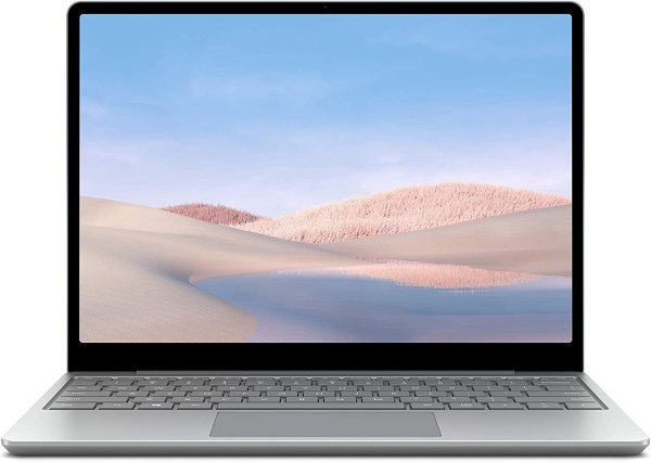 Microsoft Surface Laptop Go, 12,45 Zoll Laptop (Intel Core i5, 8GB RAM, 128GB SSD, Win 10 Home in S Mode) Platin