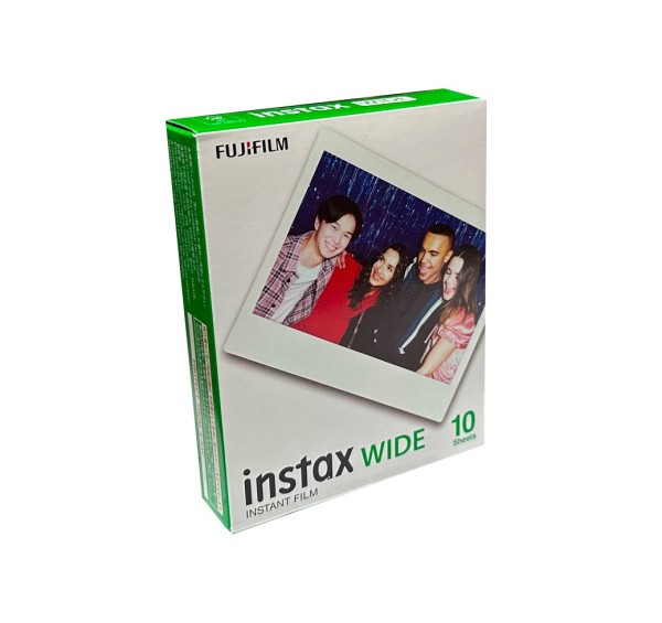 instax Wide Film, 5er Pack (5x10 Aufnahmen), Weiß