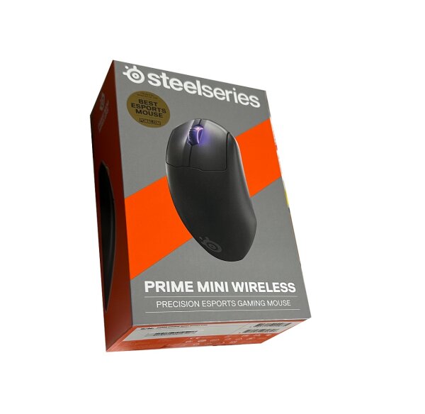 SteelSeries Prime Mini Wireless - Esports Leistung Kabellose Gaming-Maus - 100 Stunden Akkulaufzeit - Magnetisch-optische Schalter -  Mini-Formfaktor…